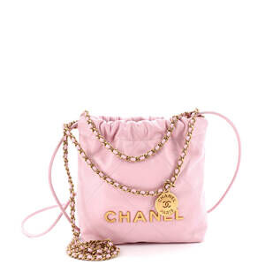 Chanel Mini 22 Chain Hobo Quilted Calfskin